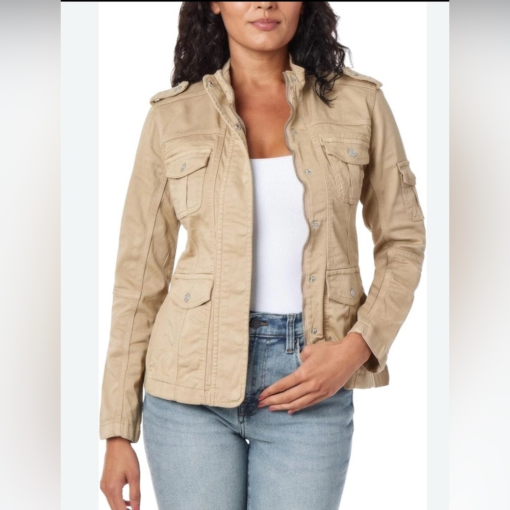 Kensie Women's Beige Utility Jacket